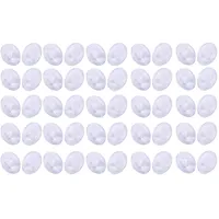 Tsadeer 25 Paar Brillen Druck in 9mm rund Silikon Nasenpads für