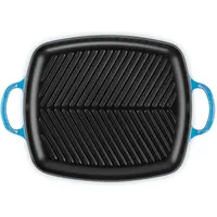 Le Creuset Grillplatte RECHTECKIG SIG 30 cm Azure
