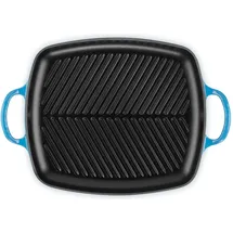Le Creuset Grillplatte RECHTECKIG SIG 30 cm Azure