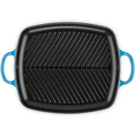 Le Creuset Grillplatte RECHTECKIG SIG 30 cm Azure