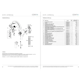 Continental CONTI+ iQ elektr. IR Standarm. Batt. m.Misch. Chrom o.Ablg. Click A10