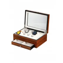 Rothenschild Uhren- & Schmuckbox RS-2271-8Z für 8 Uhren zebra