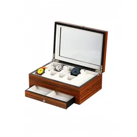 Rothenschild Uhren- & Schmuckbox RS-2271-8Z für 8 Uhren zebra