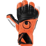Uhlsport SUPER Resist+ HN Torwarthandschuhe Gloves für Erwachsene und Kinder Fußball Soccer Football - geeignet für jeden Untergrund - Fluo orange/weiß/schwarz 7