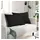 vidaXL Sofakissen 70 x 50 cm Schwarz