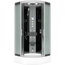 AcquaVapore Dampfdusche Duschkabine Sauna Dusche D58-53m3-ec 90x90 cm Mit 2k Scheiben Versiegelung