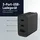 Ansmann Travel Charger 15w – Universal Reiseadapter mit EU/UK/US Steckern