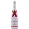 Geschenkset Champagner Moët & Chandon Ice Impérial Rosé Champagner 12% 0,75 l inkl. Moët Gläser Deiner Wahl - White Akryl Becher / /