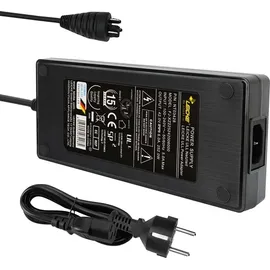 Leicke 6A E-Bike Schnellladegerät mit Bosch Motor – Kompatibel mit Active/Performance Line – Ovaler Stecker – 1,5 m Ladegerät Kabel