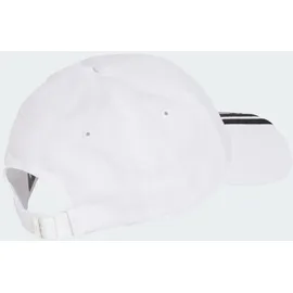 adidas 3-Streifen New Logo Baseball Kappe White / Black Erwachsene (M/L)