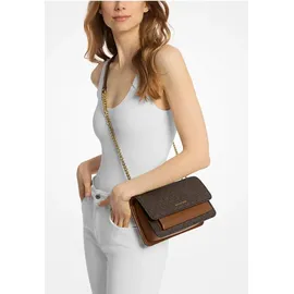 Michael Kors Claire Schultertasche Kunstleder Brown
