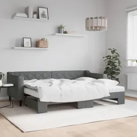 vidaXL Tagesbett 80 x 200 cm Dunkelgrau