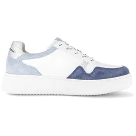 Gabor Sneaker Low Damen Blau/Silber/Weiß 36