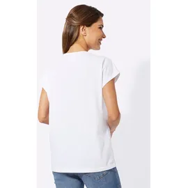 Sieh an! Kurzarmshirt in weiß-schwarz | Gr.: 56