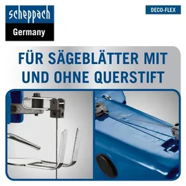SCHEPPACH Dekupiersäge SET 64 tlg Werkzeugset 60 Sägeblätter DECO-FLEX |