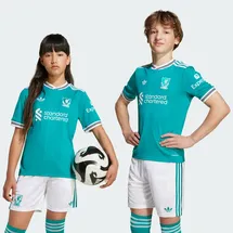 adidas FC Liverpool Ausweichtrikot 2025/26 Kinder grün Gr. 140