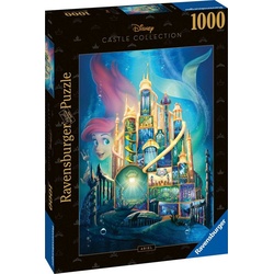 Ravensburger Puzzle 1000 Teile Puzzle Disney Castles Arielle 17337, 1000 Puzzleteile