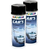 Lackspray Spraydose Sprühlack Cars Dupli Color 385865 schwarz glänzend 2 X 400 ml