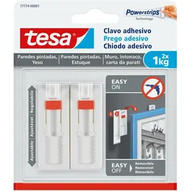 Tesa 77774 Nagel-tapetenputz, Verstellbar, Max. 1 Kg - Tesa