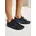 Slip-On-Sneaker Schwarz/Royalblau 40