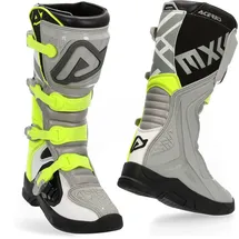 Acerbis X-Team Stiefel, - Grau/Neon-Gelb - 43 EU