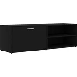 vidaXL TV-Schrank Schwarz 120x34x37 cm Holzwerkstoff