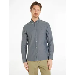 Langarmhemd »FLEX DOBBY SF SHIRT«, mit Knopfleiste, Gr. XXXL - N-Gr, Carbon Navy, , 34861032-XXXL N-Gr