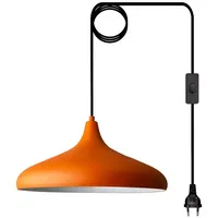 Bamyum mit Stecker 35 cm, Orange Hängelampe