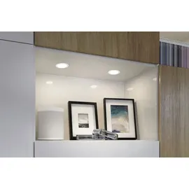 Paulmann LED Möbel-Einbauleuchte weiß Ø 6,5 cm warmweiß 3er Set
