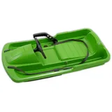 KHW | Lenkschlitten Snow Fox | Grün | TÜV-geprüft | Made in Germany | ausgefeiltes Lenksystem & griffsicheres Lenkrad | kälte- und lichtbeständig