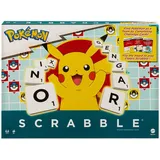 Mattel Games Scrabble Pokémon Board Game, Family Word Game with Two Ways to Play