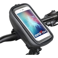 Grefay Wasserdicht Fahrradlenkertasche Handytasche Harte Schale Fahrrad Handyhalterung Lenkertasche mit Touch-Screen für Smartphone GPS Navi und andere Edge bis zu 6.5 Zoll Geräte