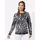 Sieh an! Rundhals-Pullover schwarz/weiß gemustert 52