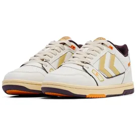 hummel Power Play LX-E AP2 Sneaker Schuhe beige/gelb/lila 226278-9325, Schuhgröße:42 EU - Weiß - 42