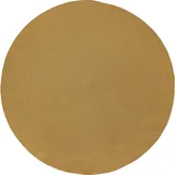 Tectake tectake® Geflochtener Teppich, Ø 160 cm, in Jute-Optik, strapazierfähig und pflegeleicht