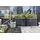 Vitavia Linus In & Out 401 S 185 x 65 x 40 cm schwarz/granit
