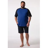 Men Plus by Happy Size Pyjama navy / schwarz XXL