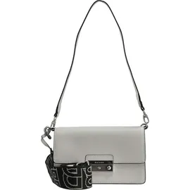 Picard Superstar Schultertasche Leder Grau/Weiß