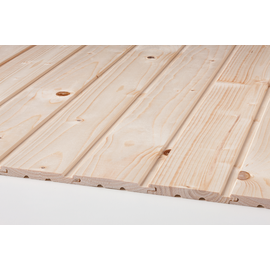 Klenk Holz Profilholz Fichte/Tanne B-Sortierung, 250 x 96 x 12,5 cm)