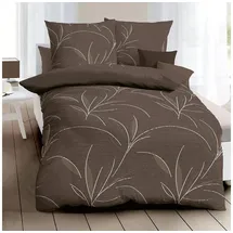 KAEPPEL Organic Floral Braun 240 x 220 cm + 2 x 80 x 80 cm