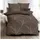 KAEPPEL Organic Floral Braun 240 x 220 cm + 2 x 80 x 80 cm