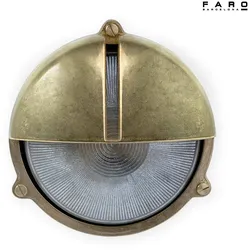Faro Outdoor Wandleuchte TIMON, E27, IP54, messing FAR-70996