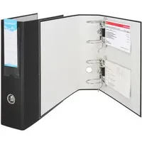 Donau Elektronik Doppelordner DIN A5 80 mm Schwarz 1 St.