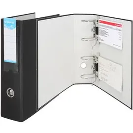 Donau Elektronik Doppelordner DIN A5 80 mm Schwarz 1 St.