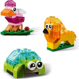 LEGO Classic Kreativ-Bauset mit durchsichtigen Steinen 11013