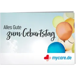 mycare.de Gutschein zum Ausdrucken ZUM GEBURTSTAG