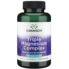 Swanson Health Products Triple Magnesium Complex 400 mg Kapseln 100 St.