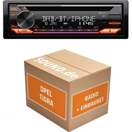 JUST SOUND best choice for caraudio Autoradio Einbaupaket JVC KD-DB922BT passend für Opel Tigra + Lenkradfernbedienung | Bluetooth Telefonieren Audiostreaming