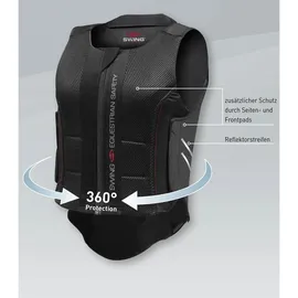 Swing Rückenprotektor P07 Flexible Schwarz KXS