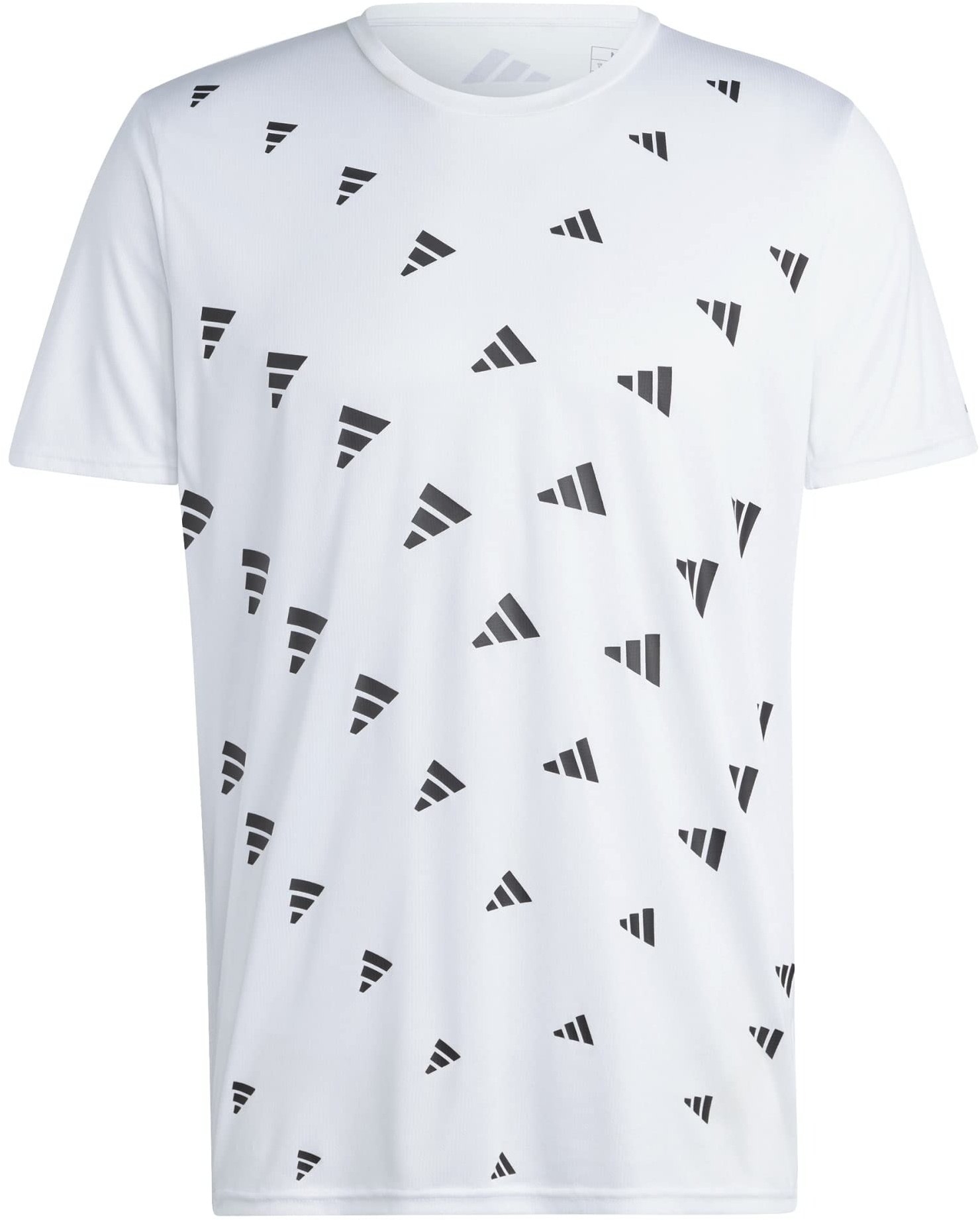 Adidas Herren Shirt (Short Sleeve) Brand Love Tee, White/Black, HR3255, S